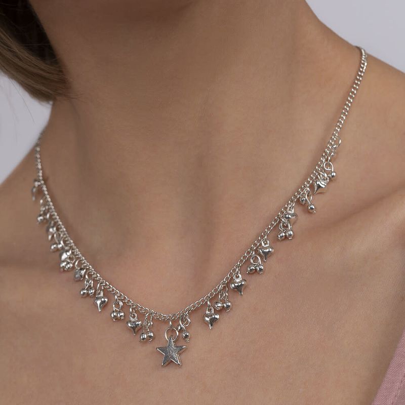 GIROCCOLO MINI CUORI PENDENTI/STELLA MI1515