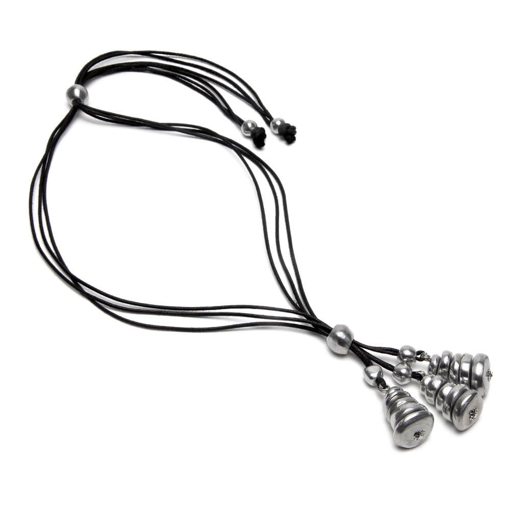 PENDENTIF RONDELLES EN FRANGES AL04249