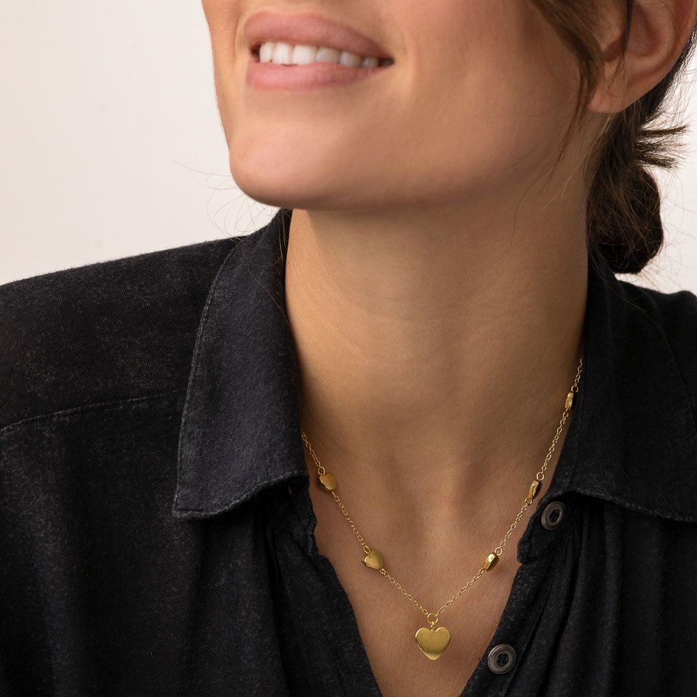 dd02057 COLLANA CATENA CUORI