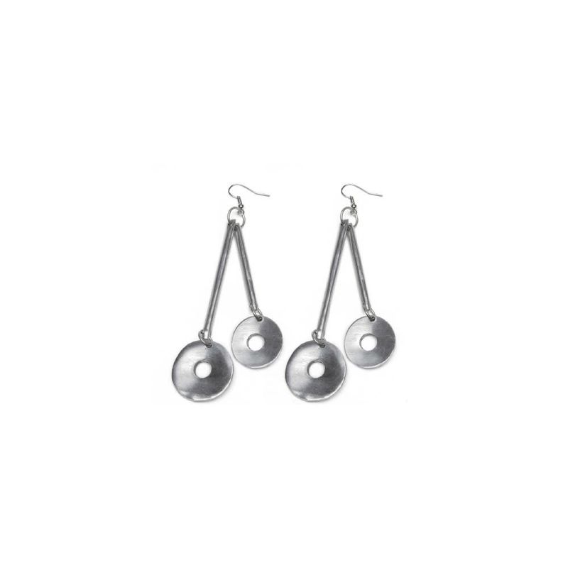 BOUCLES BATON ET RONDE A TROU AL17378