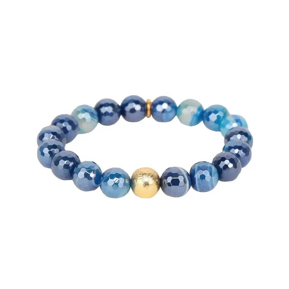 MÉLANGE BEADED BRACELET SAPPHIRE