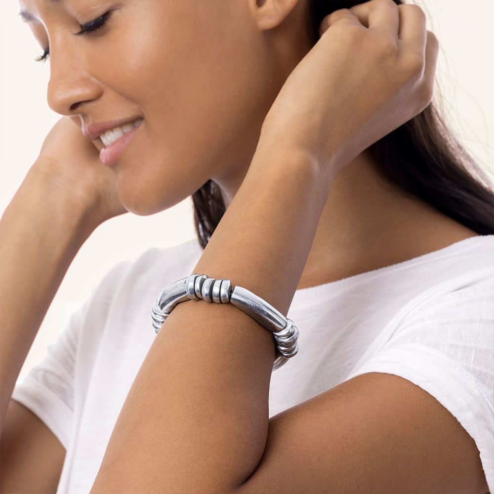 al01152BRACELETS ELASTIQUE ELEMENT PLIE E RONDELLE