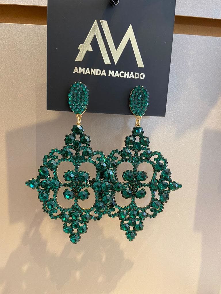 Hunter Green Earrings