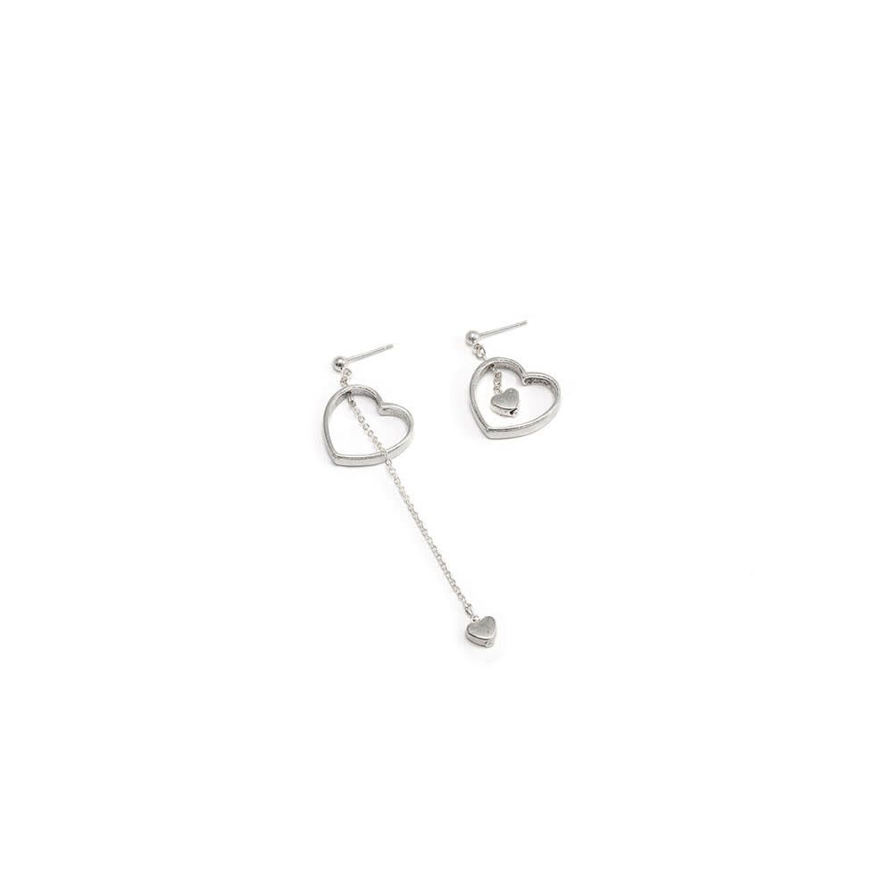 ORECCHINI CUORI ASIMMETRICI