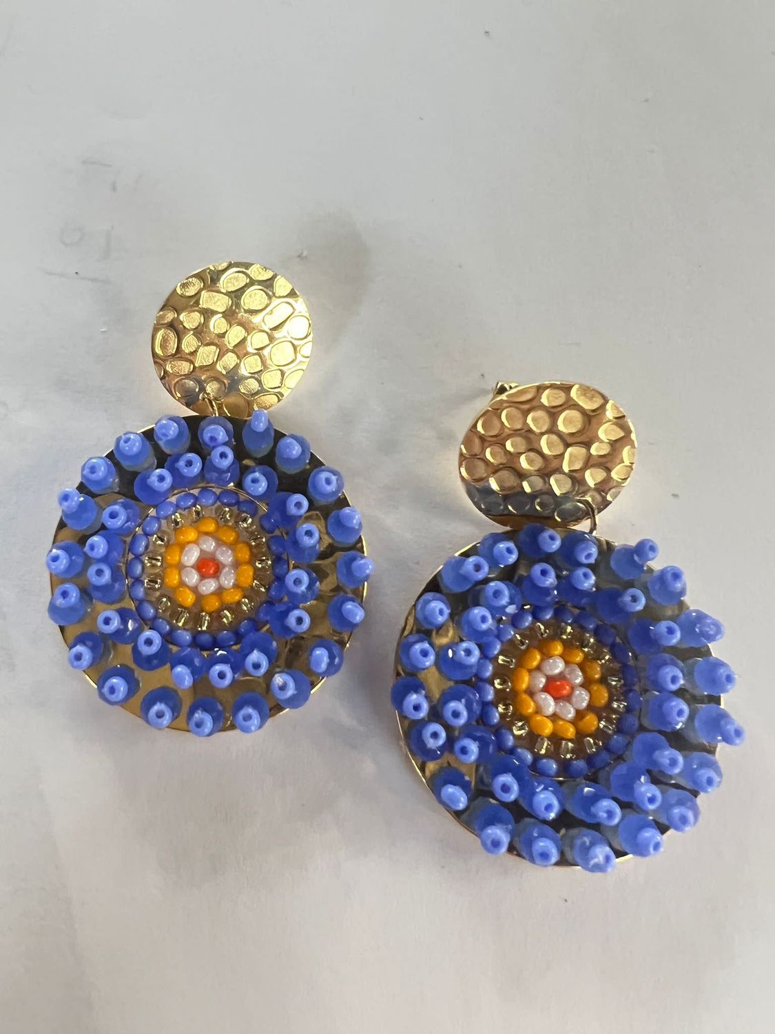 Handmade Earrings Lila