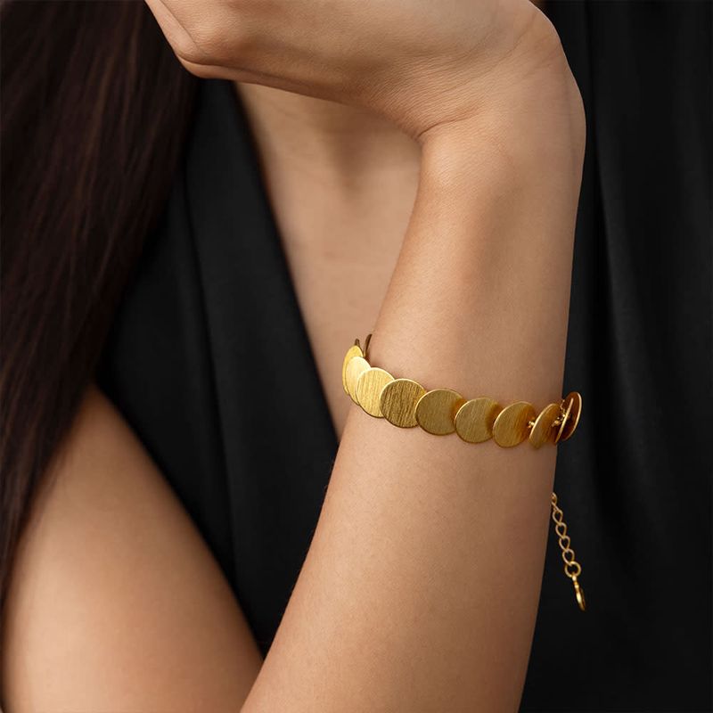 DD11125BRACCIALE MONETE IN LINEA