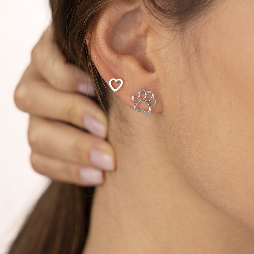 ORECCHINI 2 PAIA CUORE/ZAMPA LO80279