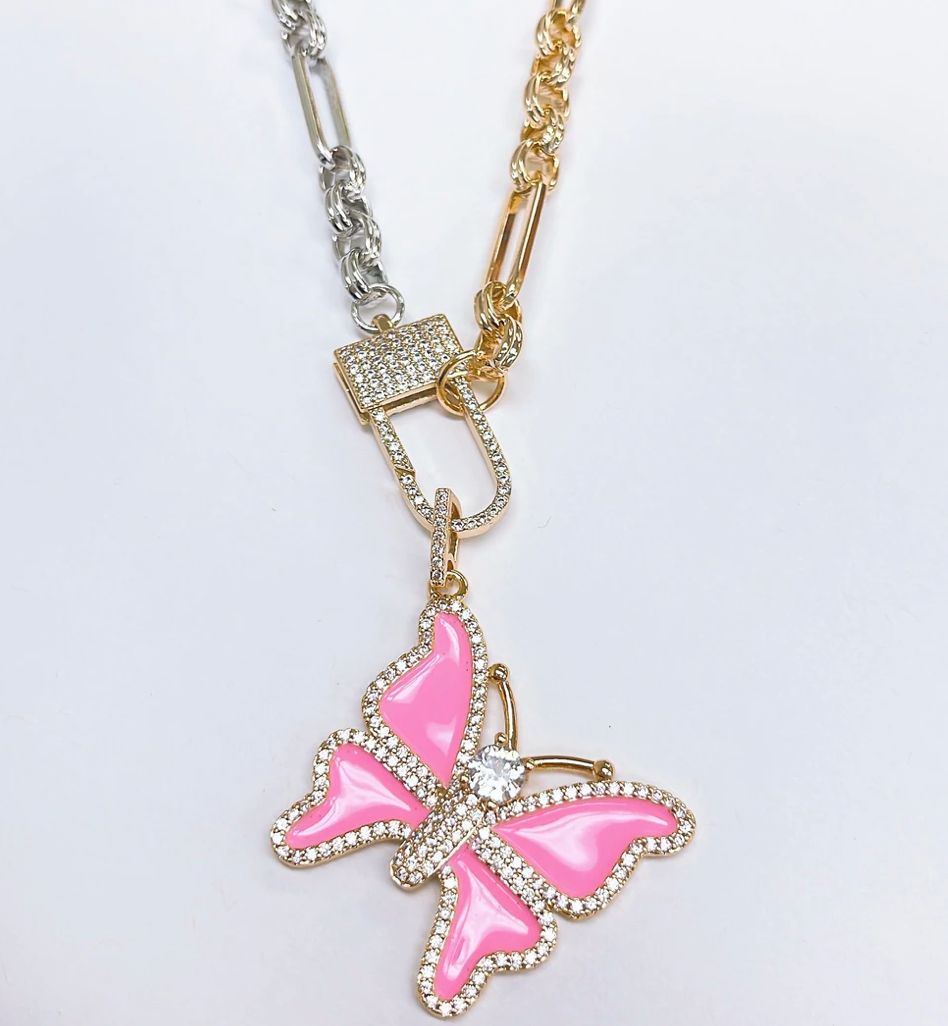 Two toned pink butterfly