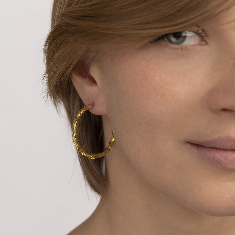 dd16097ORECCHINI CERCHIO NASTRO