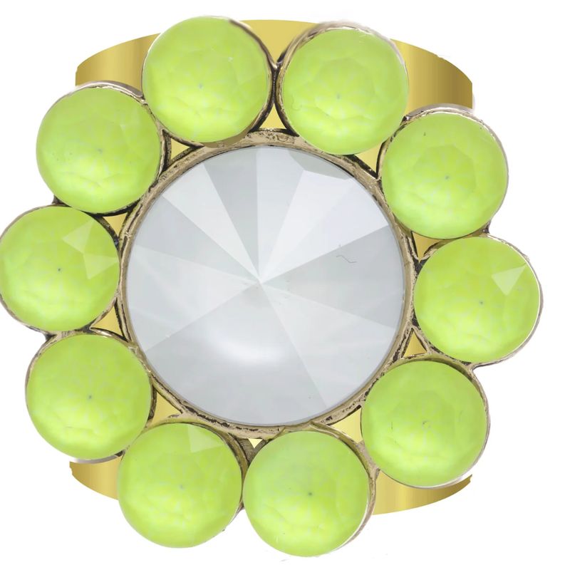 TWIGGY ELECTRIC RING yellow