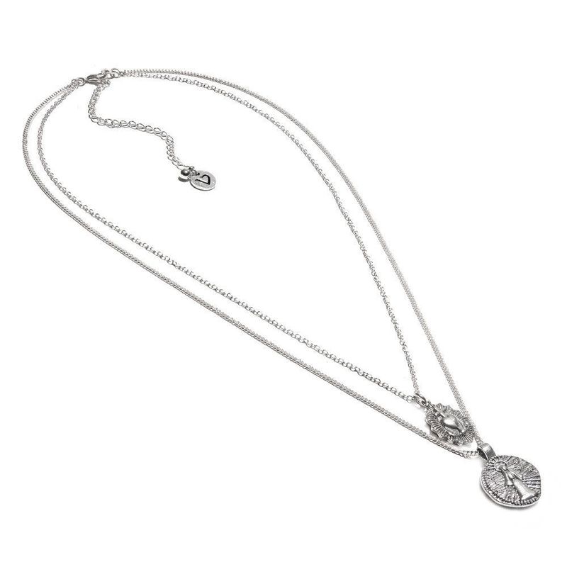 LO53148 CHAIN NECKLACE SACRED HEART