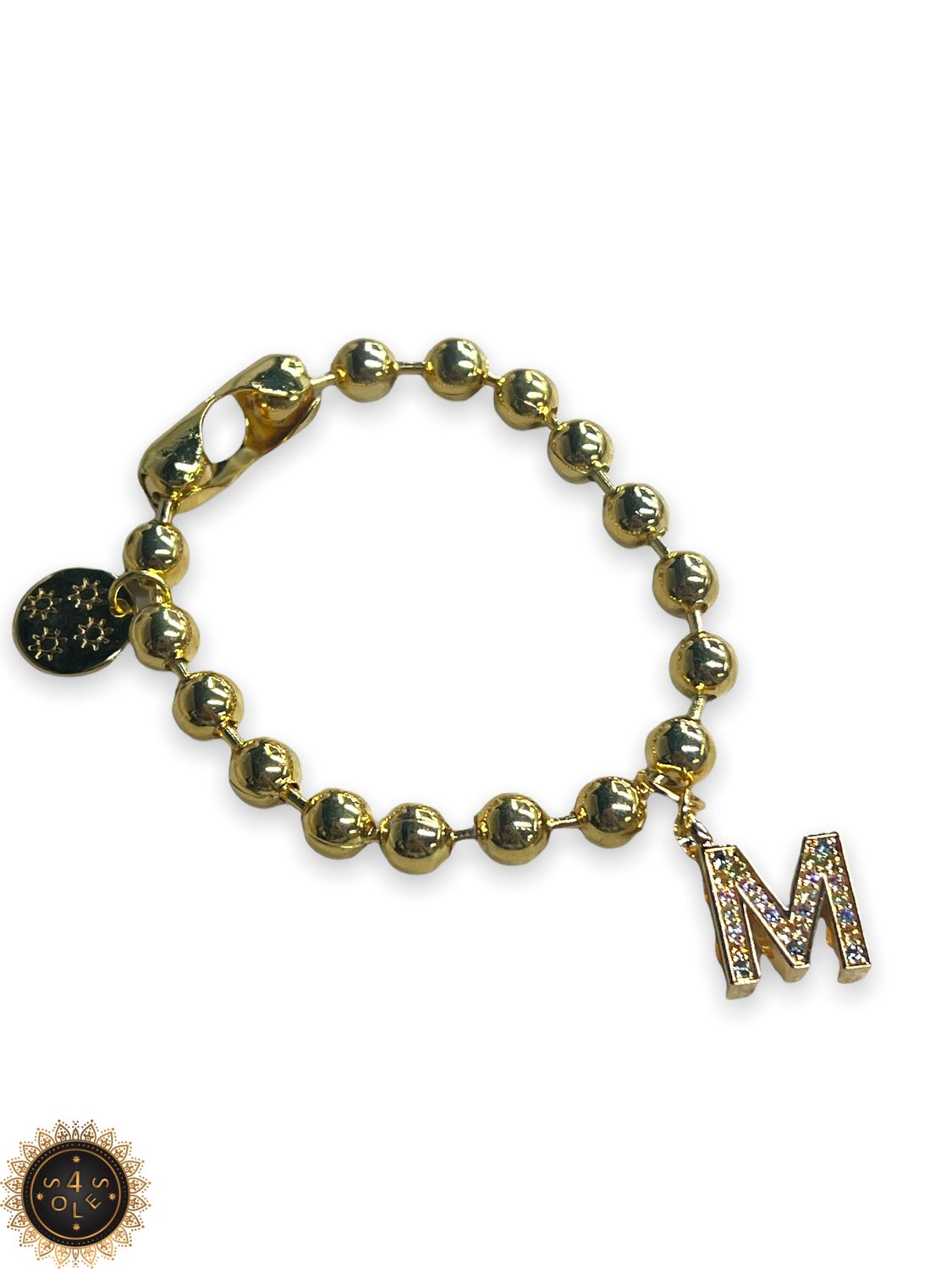 Pavet Letter bracelet 8m