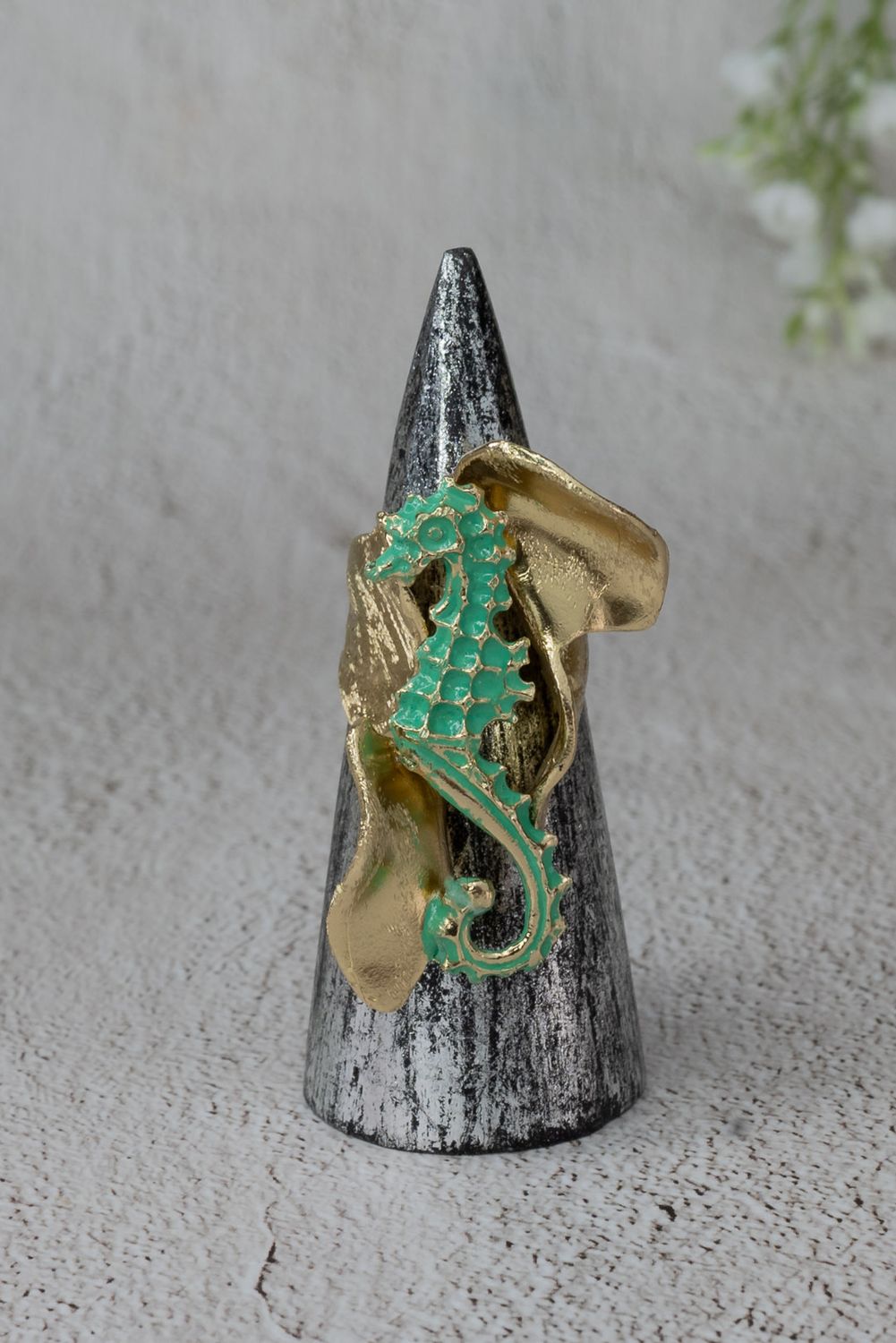 Sea Horse adjustable ring