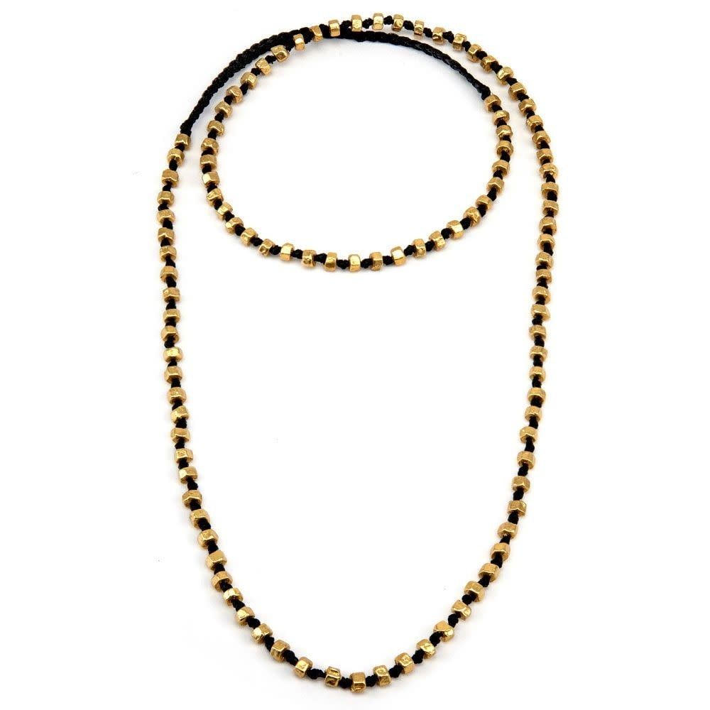 dry1007MACRAME CUBES NECKLACE