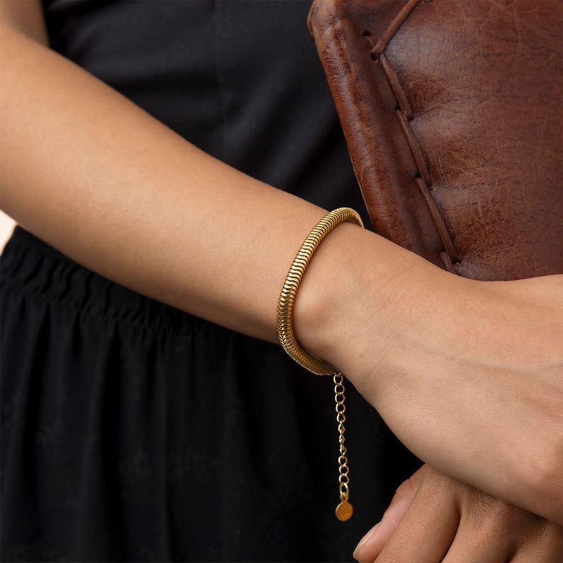 dd11127BRACCIALE SERPENTE TONDO