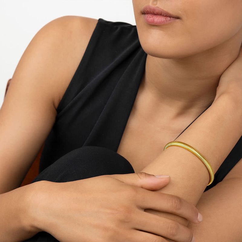 dd11124BANGLE APERTO SERPENTE