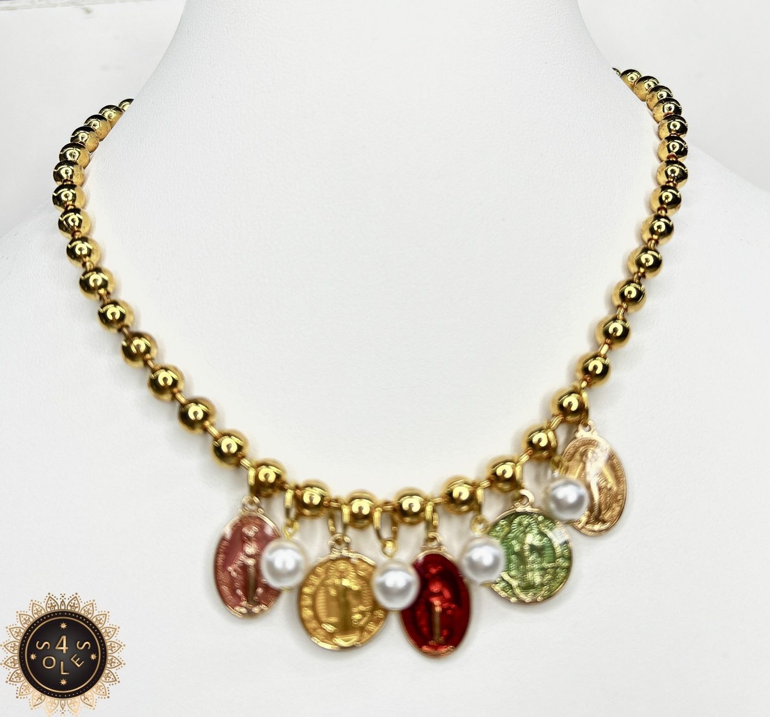 En0002 Virgin enamel  ball chain 6m