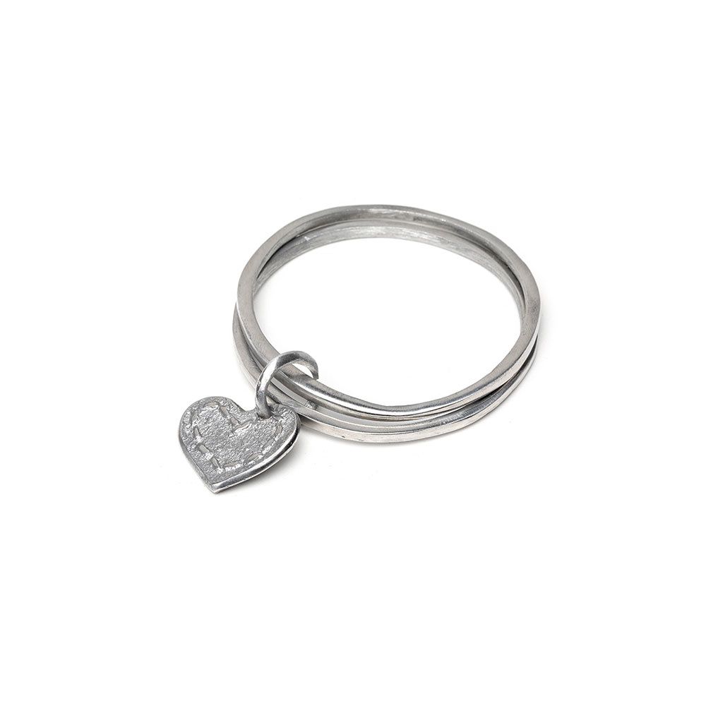 Al00169/Bracelet Ronde Coeur en Couture