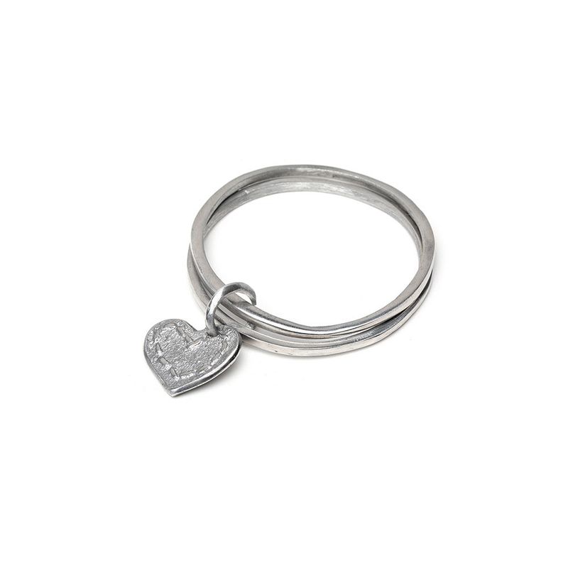 Al00169/Bracelet Ronde Coeur en Couture