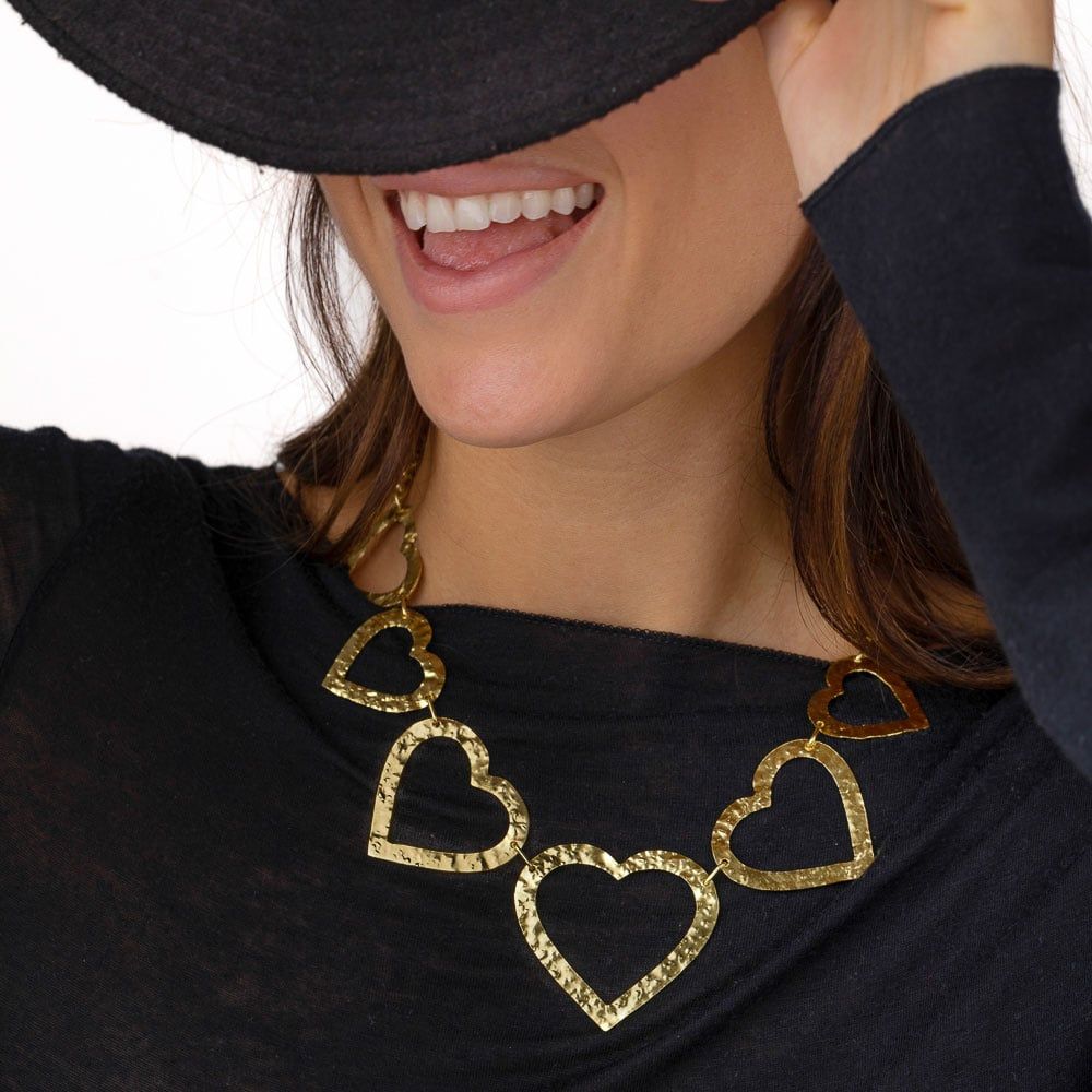 COLLANA SAGOME CUORI DD01033