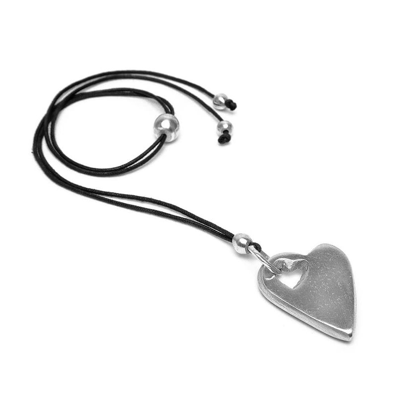 PENDENTIF COEUR ALLONGE&#39; AL04233
