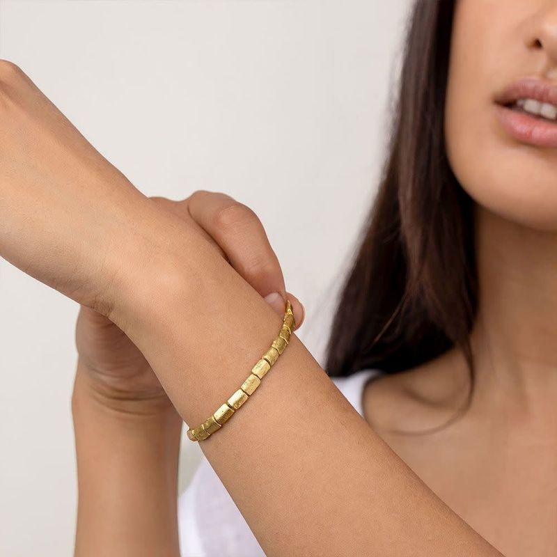 DRY4006 ELASTIC BRACELET LITTLE RECTANGLES