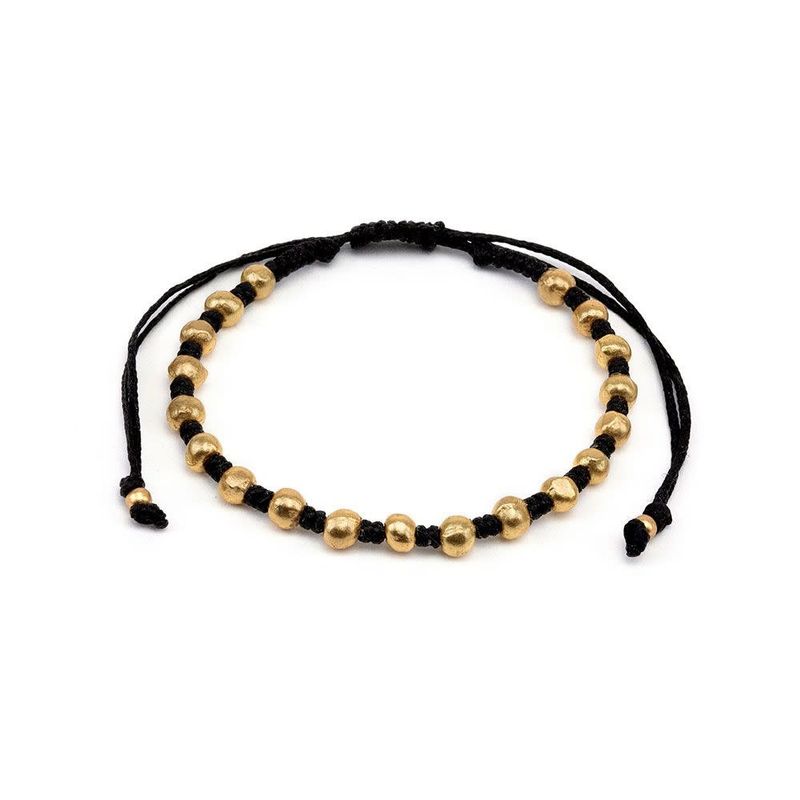 DRY4504MACRAME SPHERES BRACELET