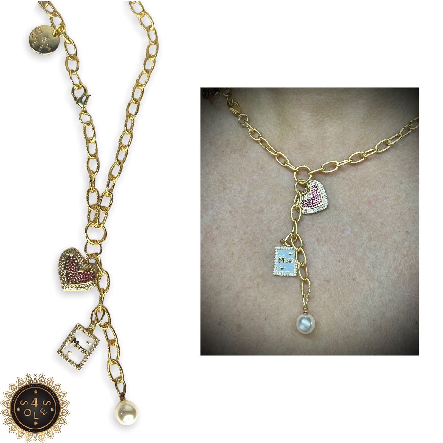 Mom necklace 4 soles