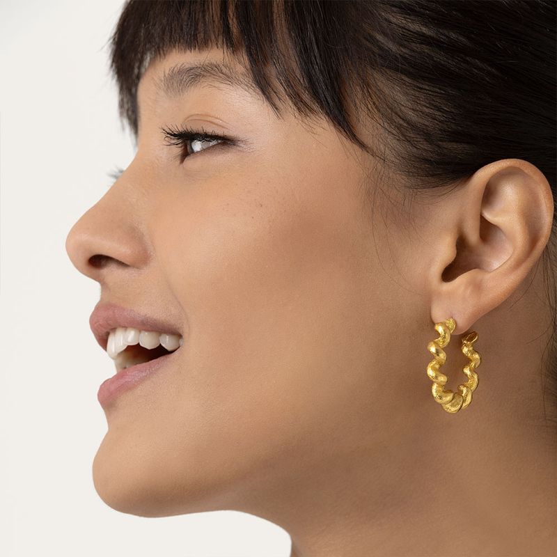 dd16133 ORECCHINI SEMICERCHIO TORCHON