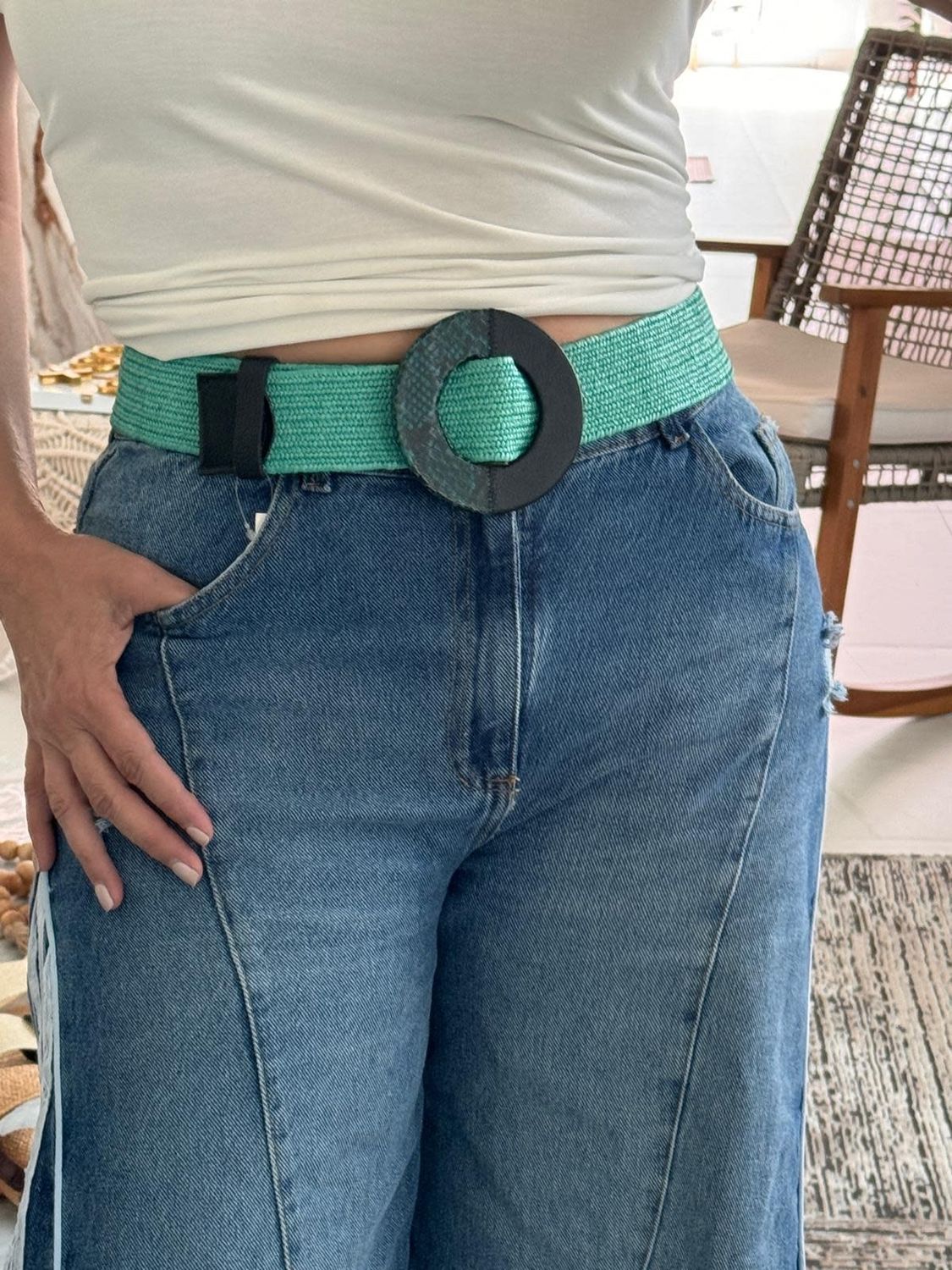 Elastic Leather Belt 2