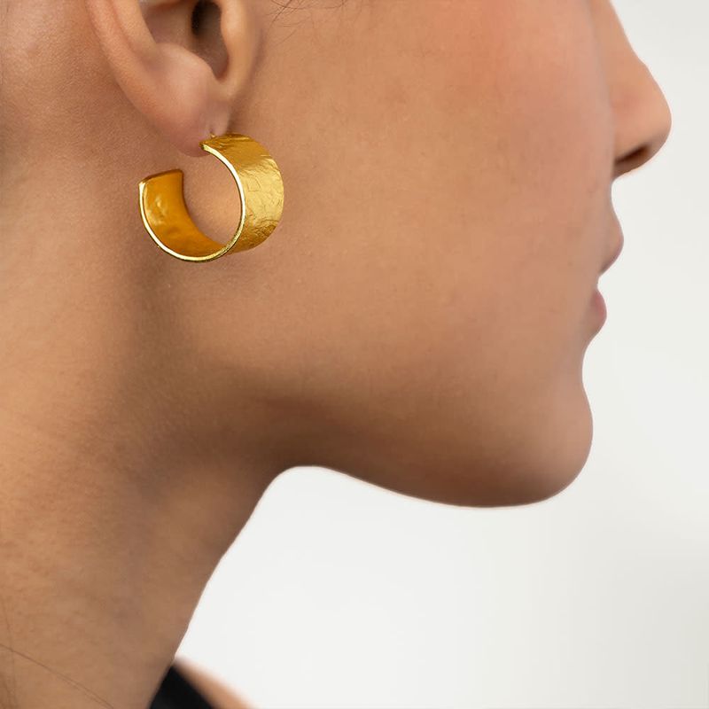 dd16125 ORECCHINI CERCHI FASCIA