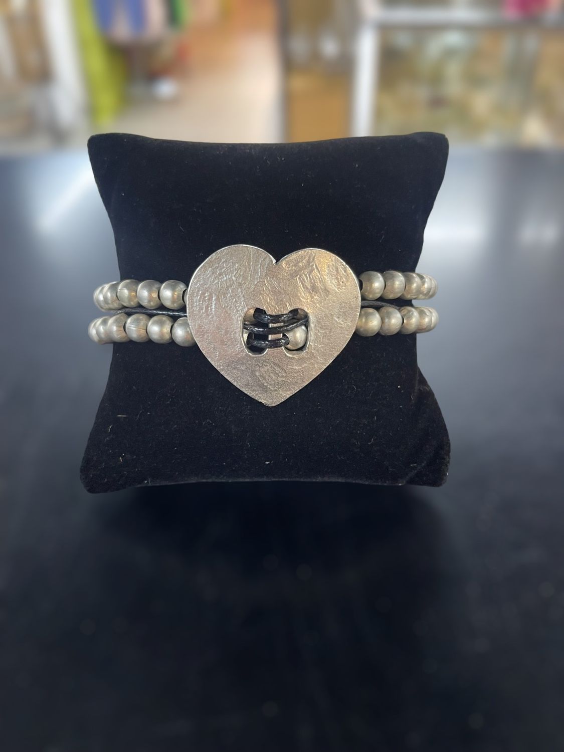 Silver Heart Bracelet
