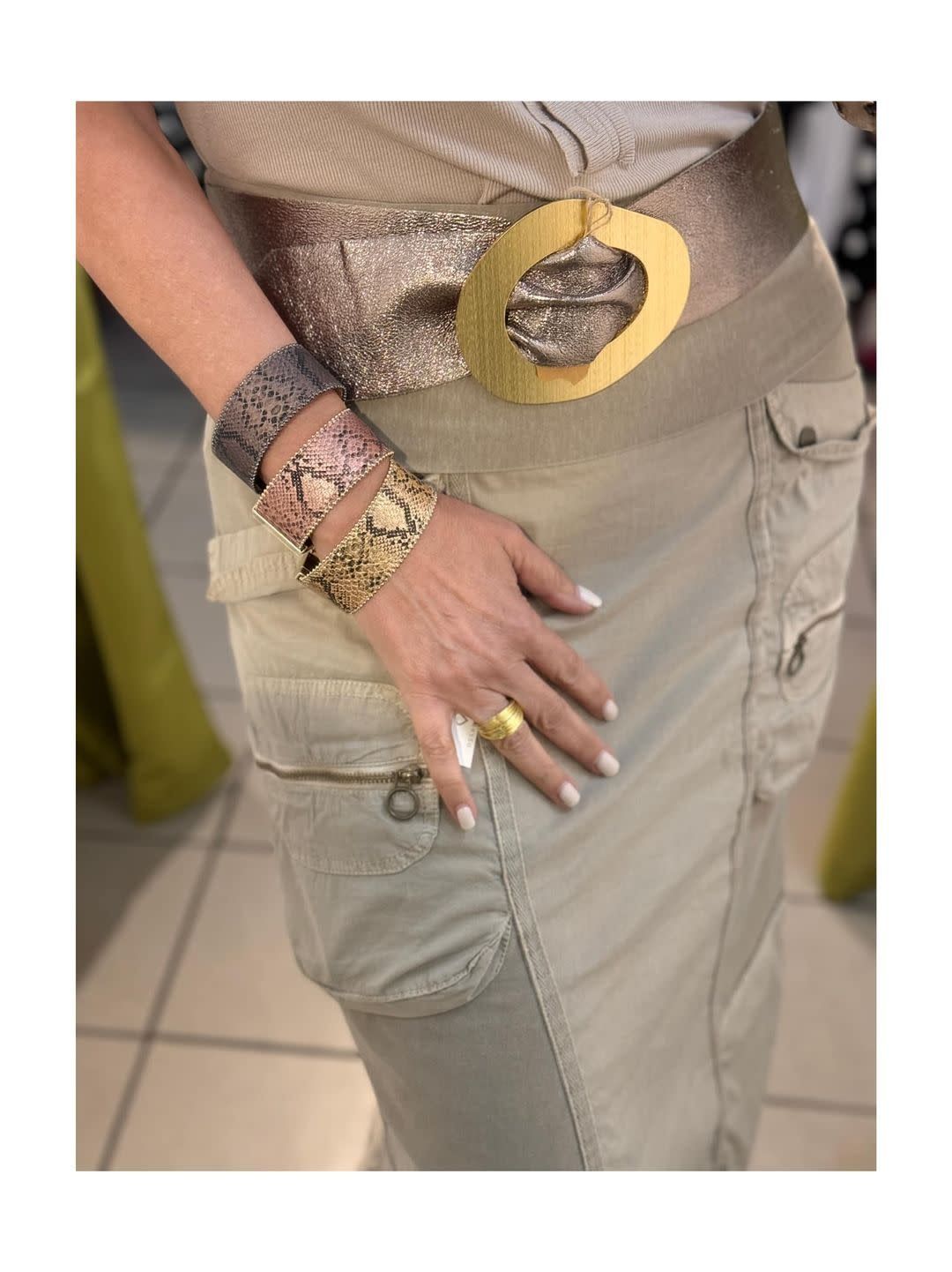 3 animal print Bracelet