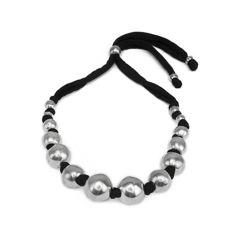 AL10542COLLIER JERSEY BOULES A DECALÉ