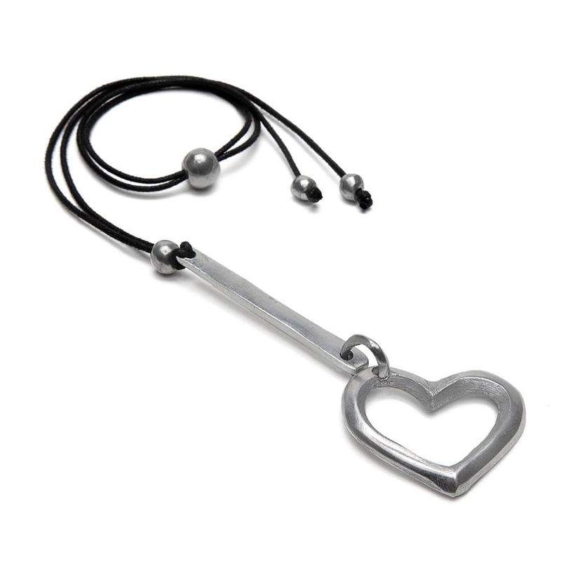 PENDENTIF COEUR ET BARRETTE AL04251