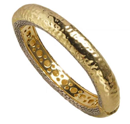 Hammered bangle 6.75"