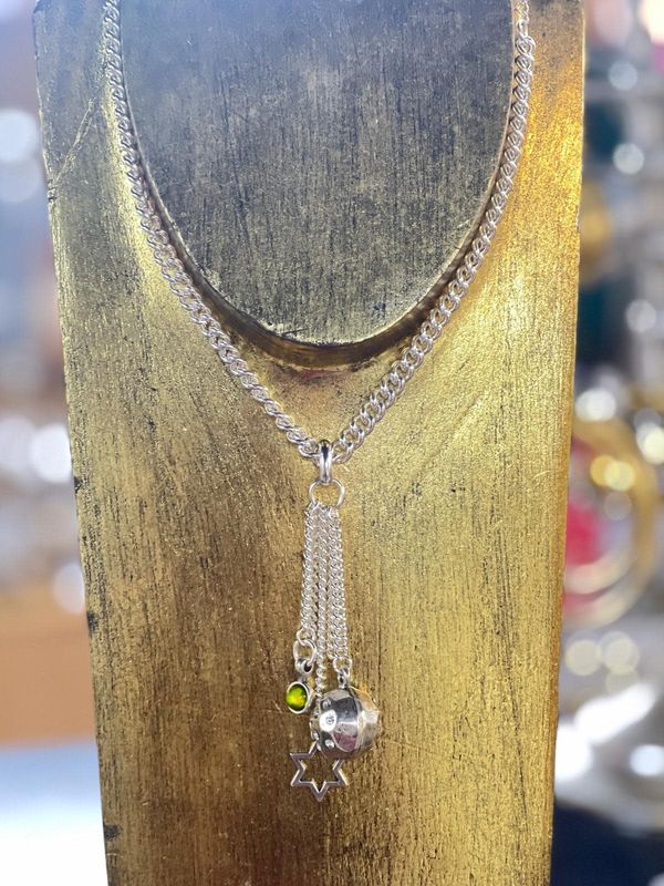 Chocker Multi Charms Silver