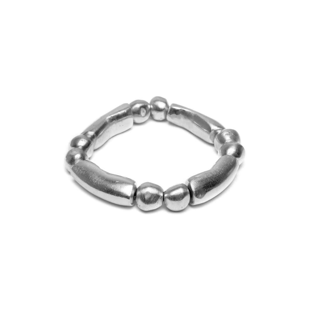 al01151BRACELETS ELASTIQUE ELEMENT PLIE E BOULE