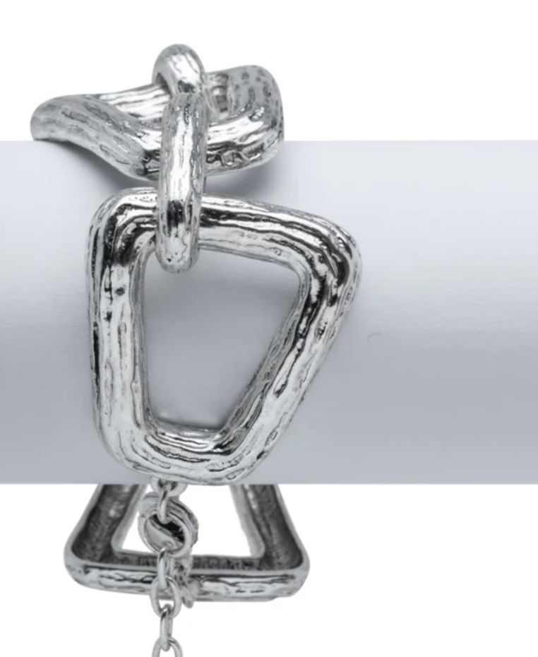 Chunky  silver Bracelet
