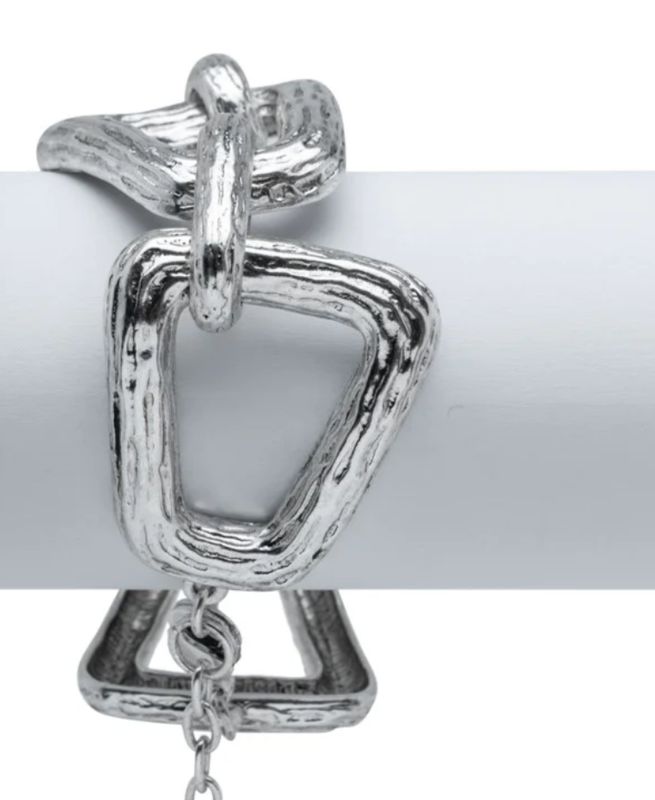 Chunky  silver Bracelet