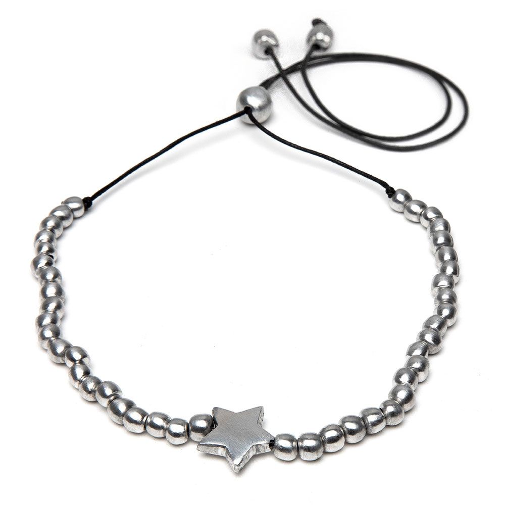 Al02197/Collier Boules Étoile Bombée