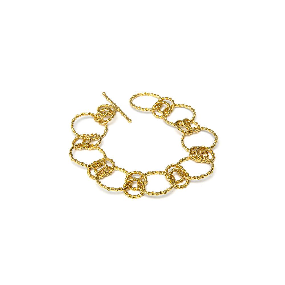 DD13009/BRACCIALE CERCHI GRANDI TORCHON