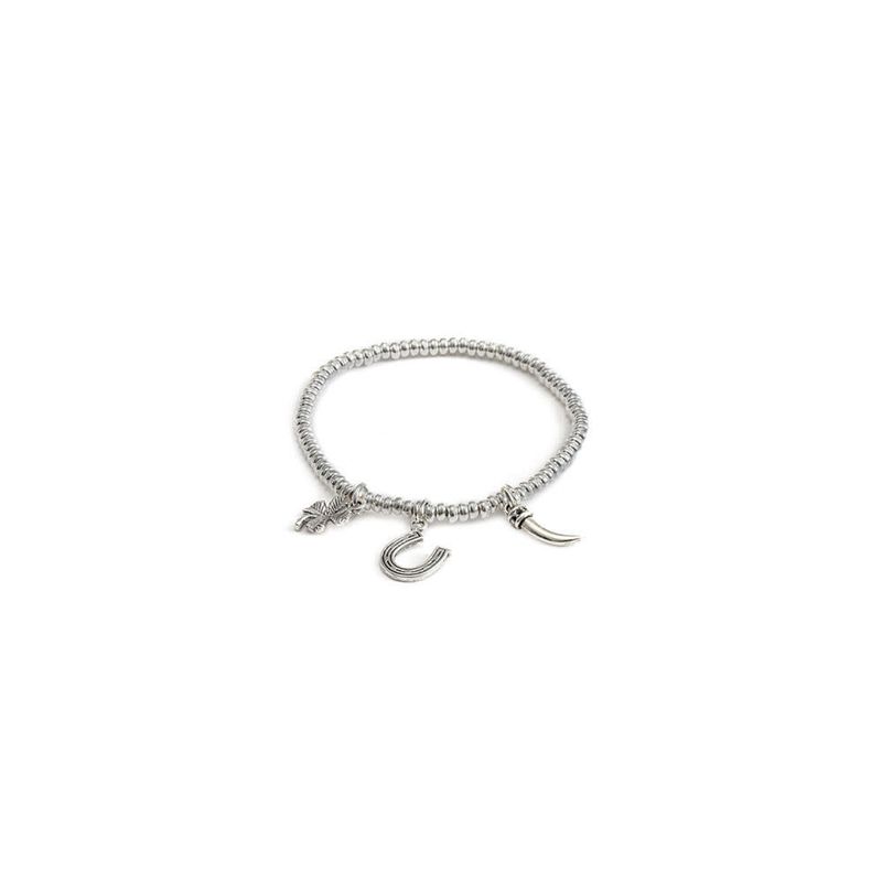 BRACCIALE EL. PENDENTI PORTA FORTUNA LO00121