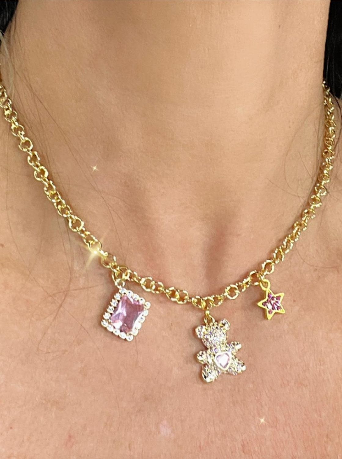 Pink Little Bear 4 Soles