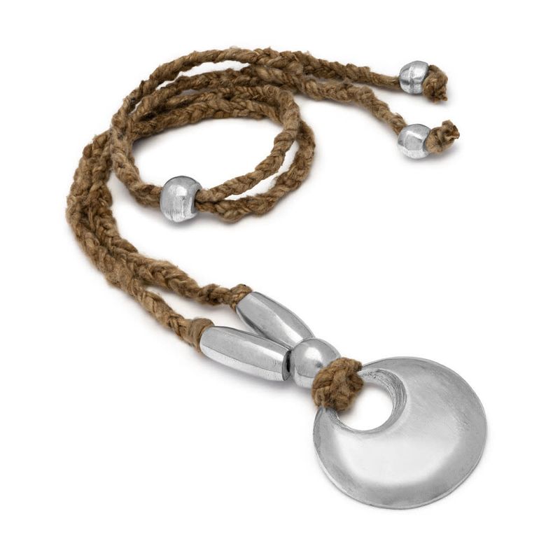 AL04905PENDENTIF SOIE RONDE A TROU