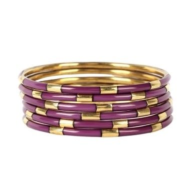 VEDA BRACELET- AMETHYST (SET OF 6)