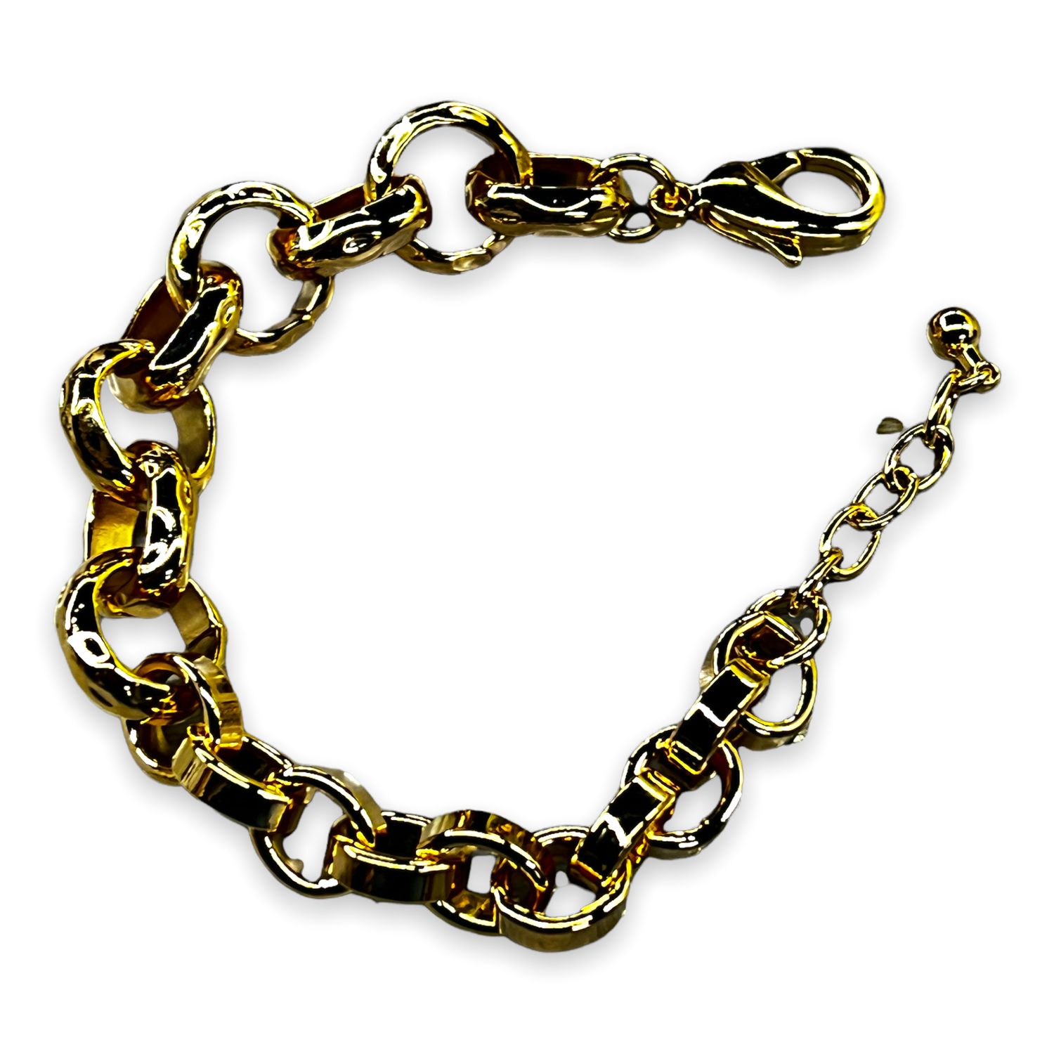 22444 gold 2 chain bracelet
