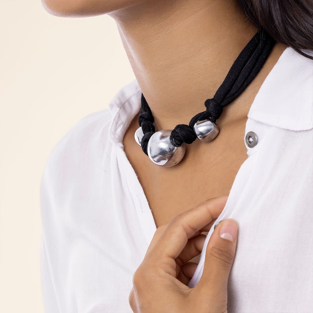 al10544 COLLIER LYCRA 3 BOULE