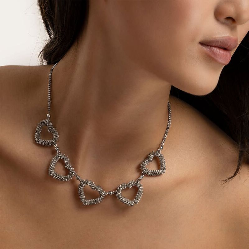 mi1126COLLANA SAGOME CUORI