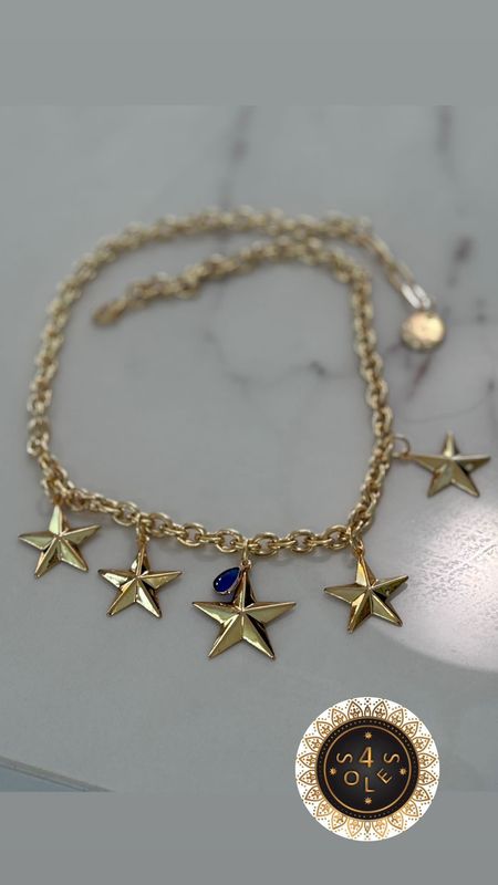 Multi Stars 4 Soles necklace